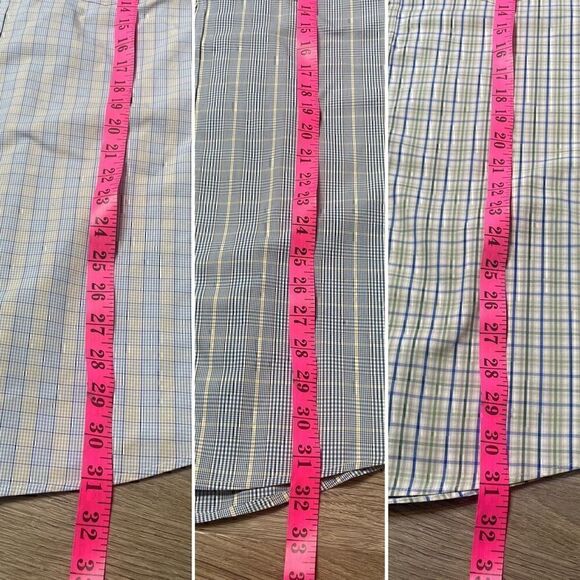 Eddie Bauer Shirts Mens Sz Large Lot Of 3 Relaxed Fit Wrinkle Free Dress Blue Ch - Picture 15 of 16